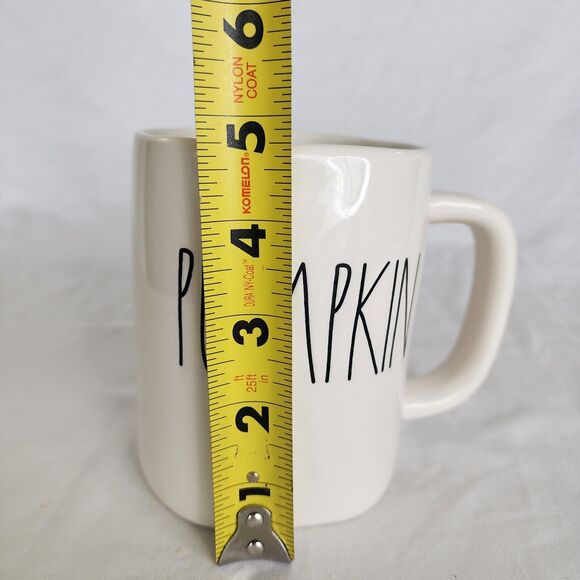 Rae Dunn Pumpkin Mug Fall Thanksgiving Artisan Collection by Magenta White - Picture 5 of 5
